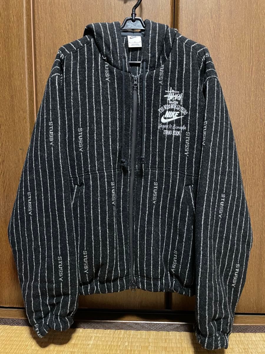 Stussy x Nike Striped Wool Jacket 