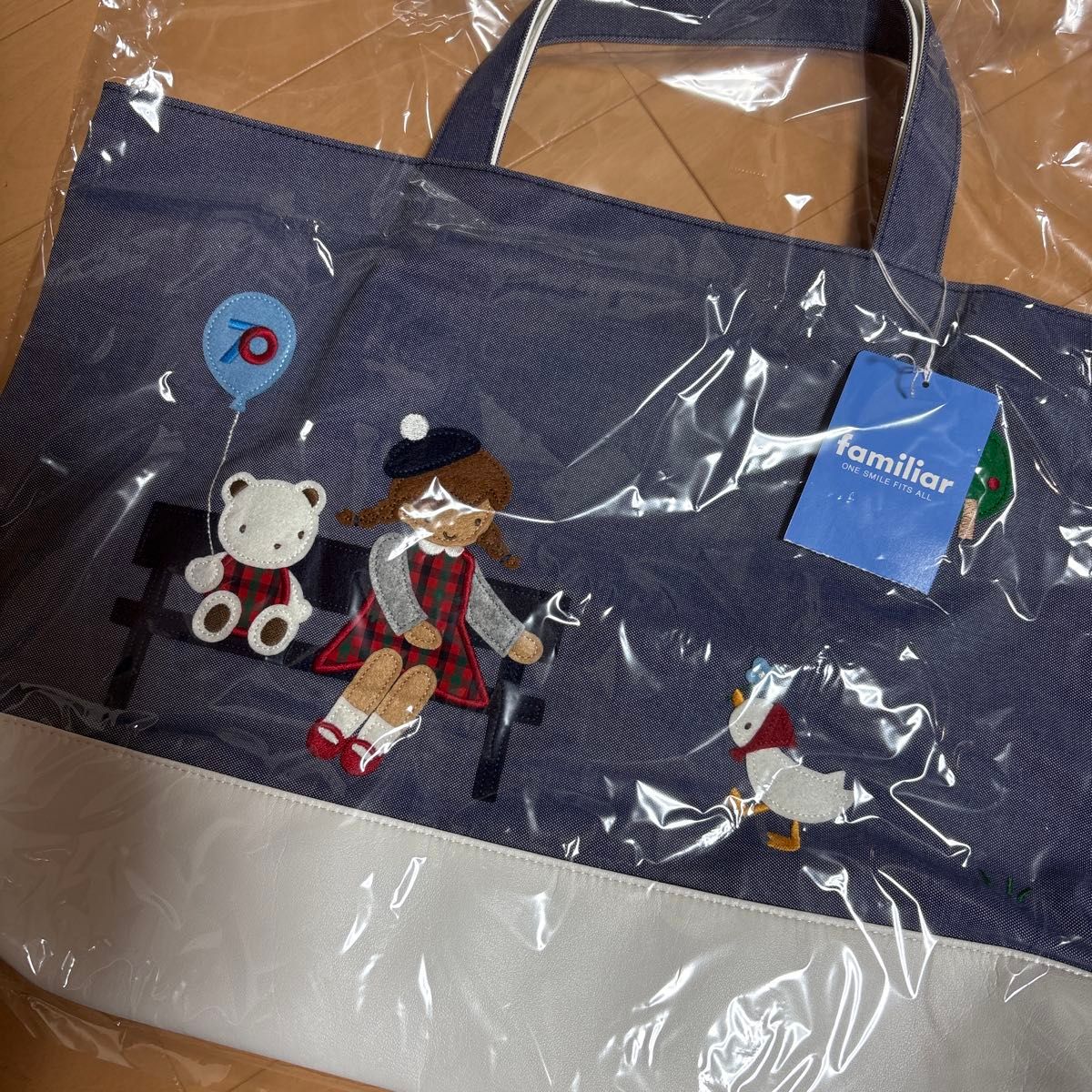 70周年限定商品 ファミリア デニムバッグ マチ付き｜Yahoo!フリマ（旧