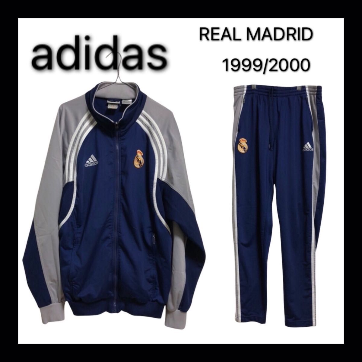 レア】adidas REAL MADRID 99/00 ジャージ セットアップ 上下セット