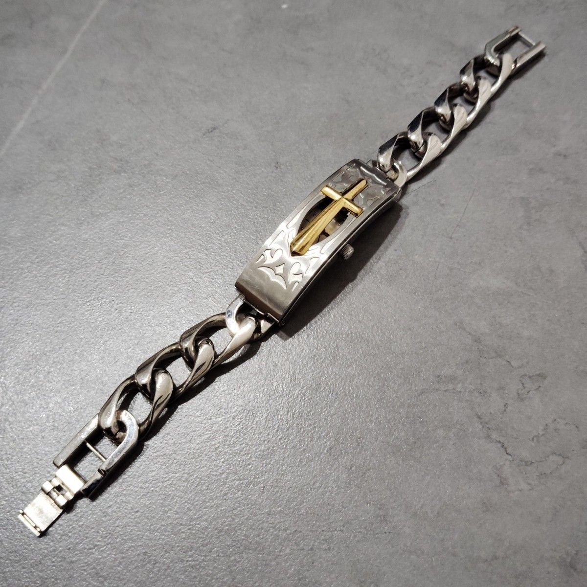 美品】【 希少】 ジャンポールゴルチエ ブレスウォッチ シルバー