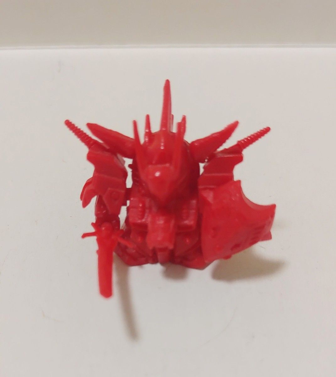 ガン消し SDガンダム レッドランダー レッドガンドラゴン 金メッキ