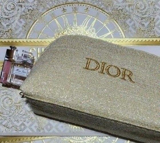 ディオール 2024 アディクトクリスマスオファー ノベルティ ポーチ