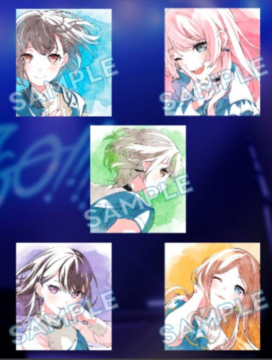 未開封 劇場版 BanG Dream It's MyGO 後編 入場者特典 色紙風カード