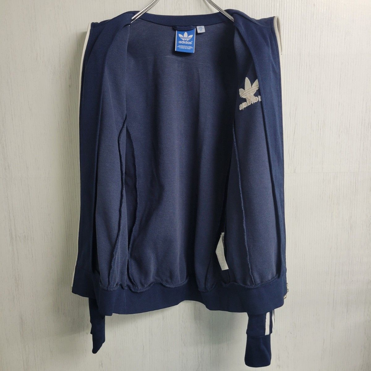 adidas アディダスオリジナルス トラックジャケット XS ネイビー 刺繍