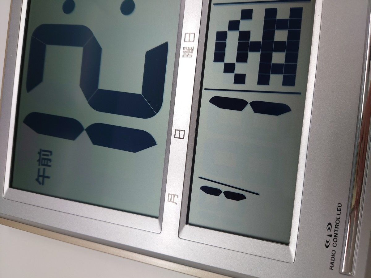 CITIZEN シチズン デジタル 電波時計 大 41×28cm 8RZ111-O｜Yahoo