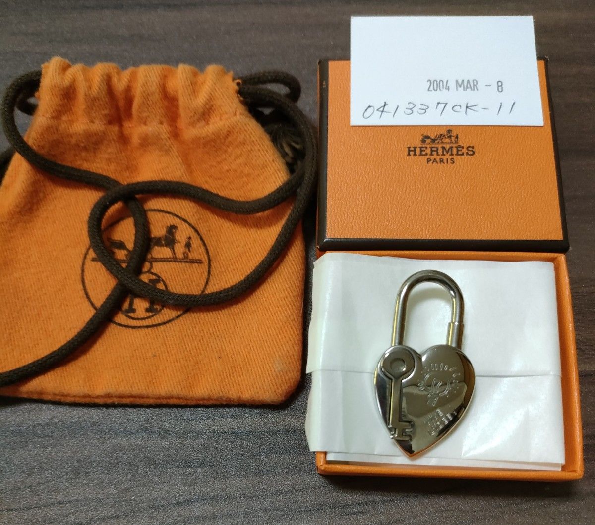 HERMES エルメス 南京錠 カデナ 2004年限定ファンタジーハート