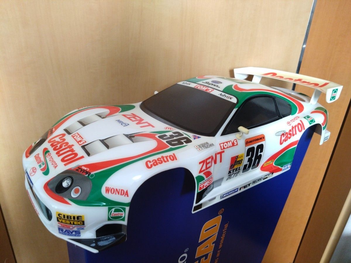 タミヤ TAMIYA JZA80 Supra GT カストロール トムス スープラ ボディ 1