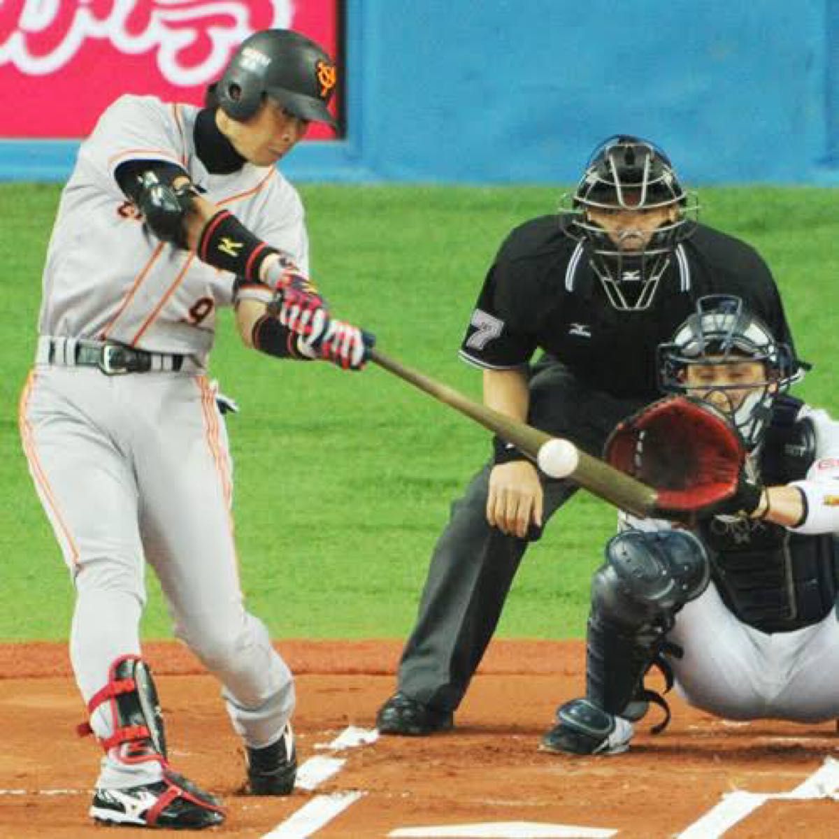 読売ジャイアンツ巨人 亀井 ビジターユニフォーム 実使用 adidas 2011