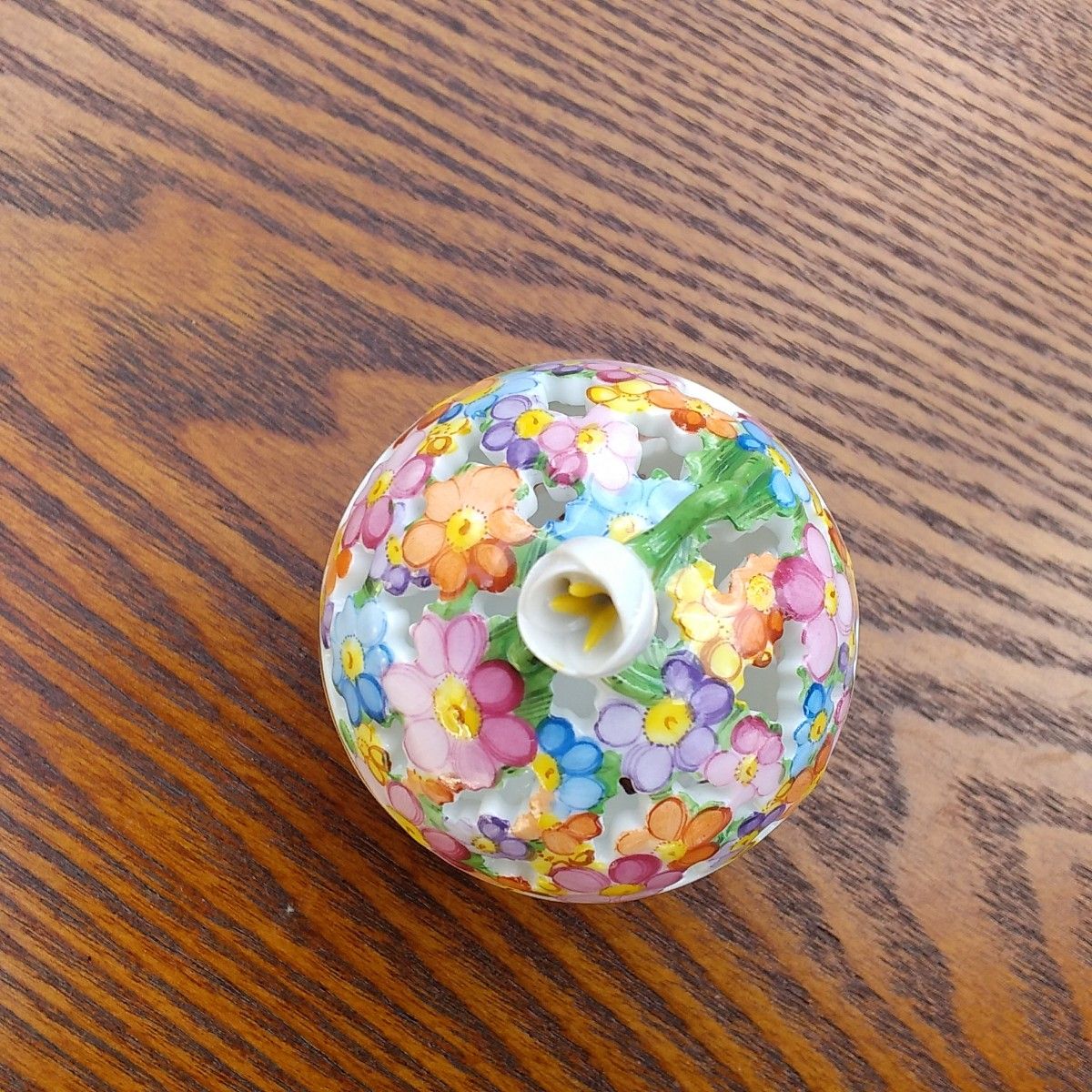 ヘレンド 小物入れ HEREND 透かしボンボン入れ ボンボニエール 陶器