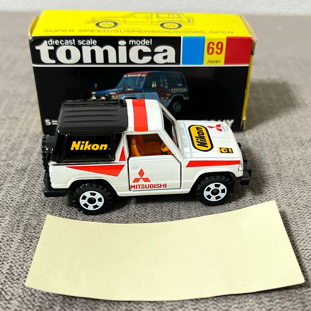 トミカ 日本製 黒箱 69-4-16 三菱 パジェロ 4WD 三菱自販特注｜Yahoo