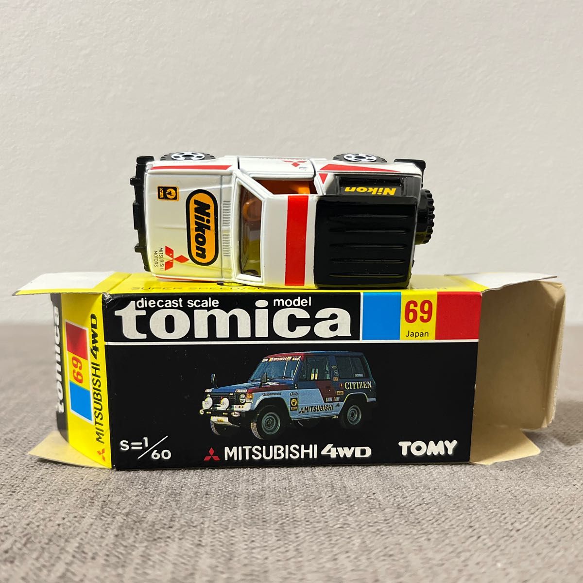 トミカ 日本製 黒箱 69-4-16 三菱 パジェロ 4WD 三菱自販特注｜Yahoo
