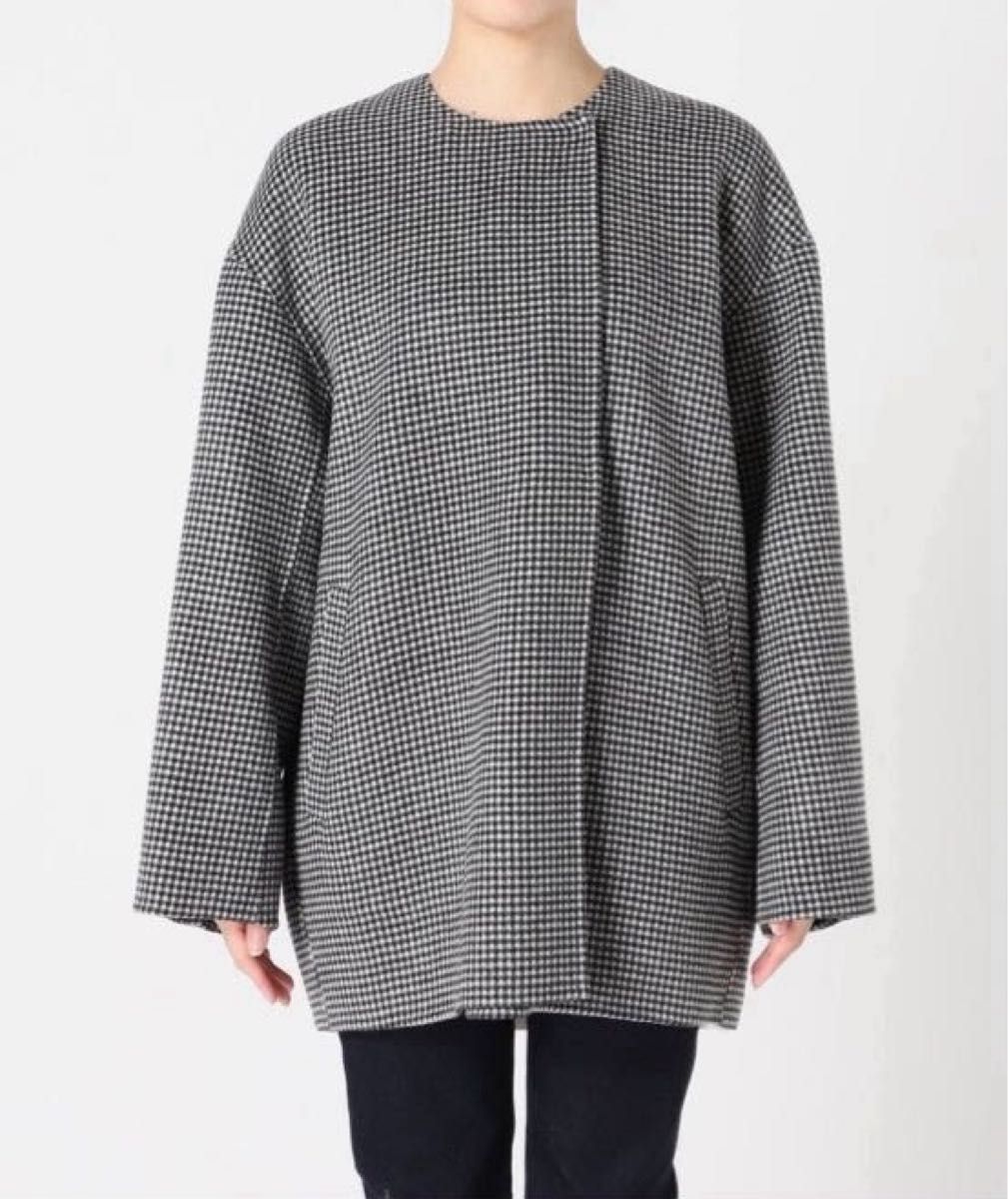 美品】SLOBE IENA HAMILTONダブルフェイスウールショートコート｜Yahoo
