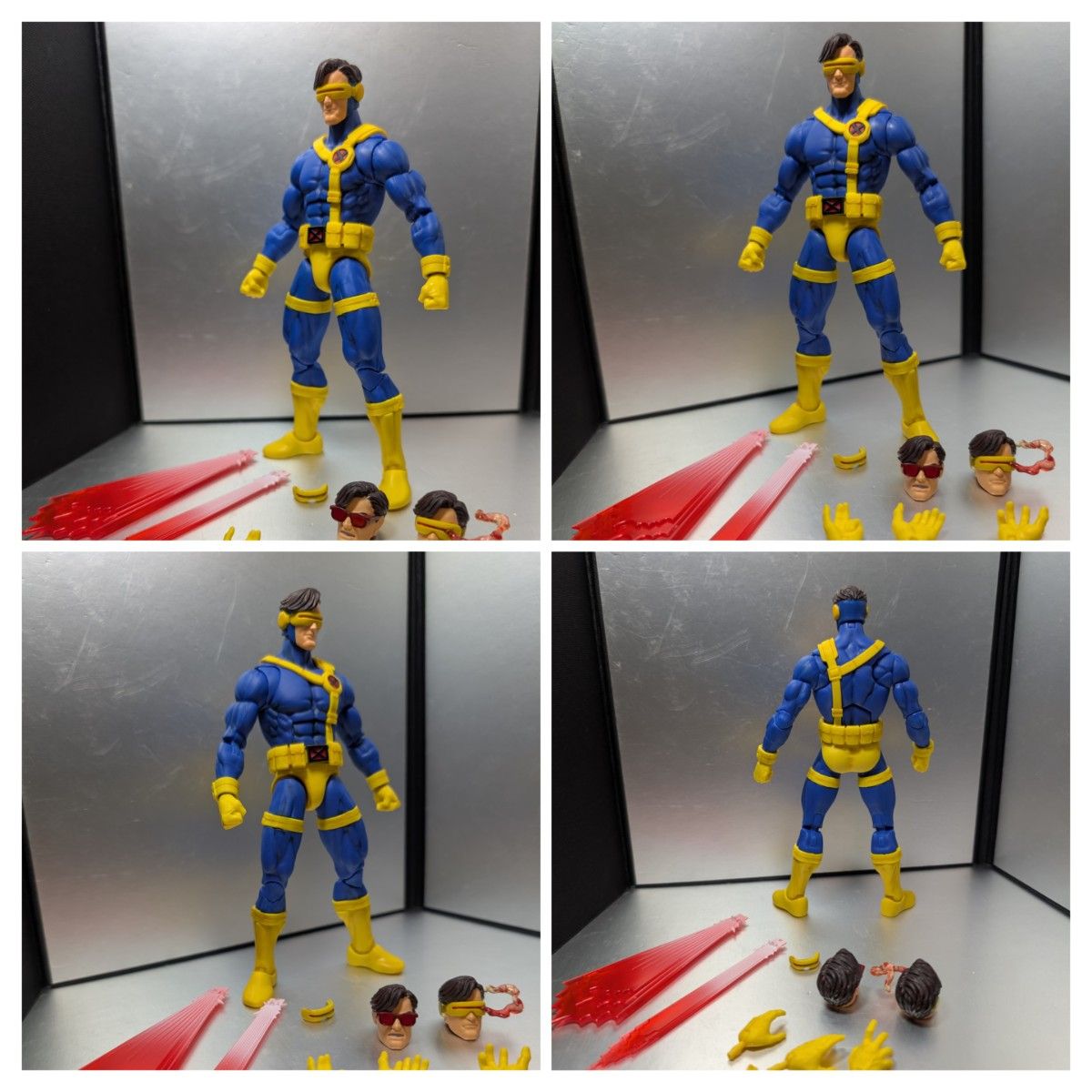 マーベルレジェンド X-メン サイクロプス カスタム品 マフェックス頭部