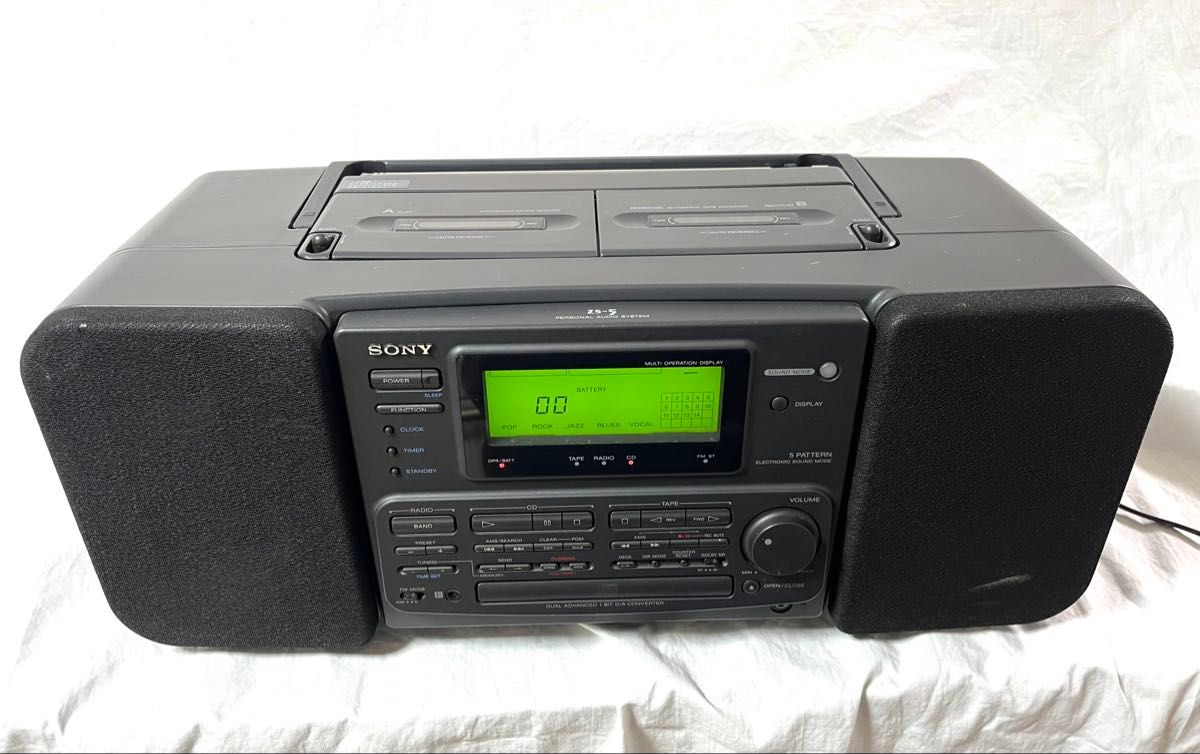 ソニー ソナホーク ZS-5 SONY 昭和レトロ バブルラジカセ CD ラジカセ