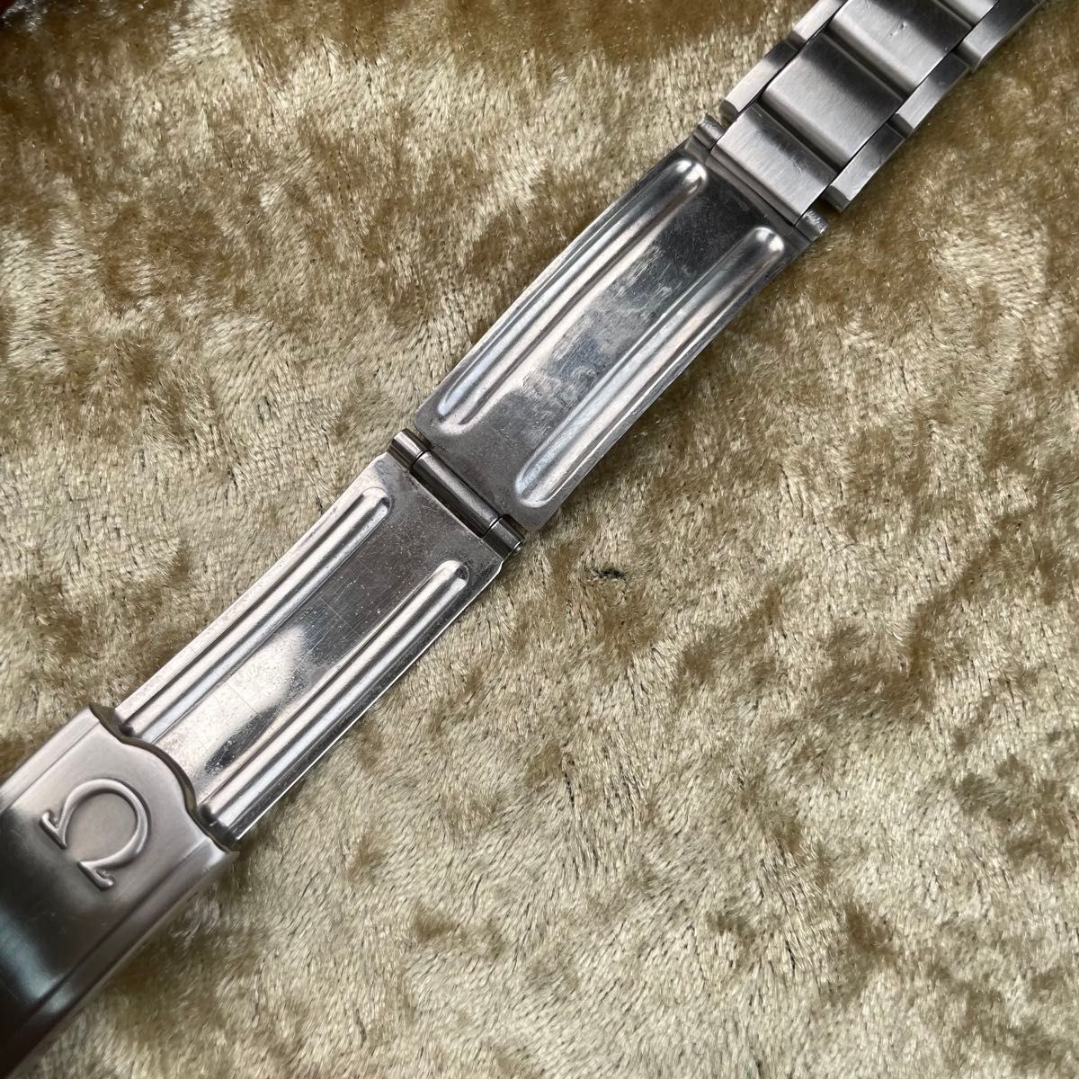 ビンテージ オメガ 18mm幅 ステンレスベルト Ref 1168 31 FF 605 1960