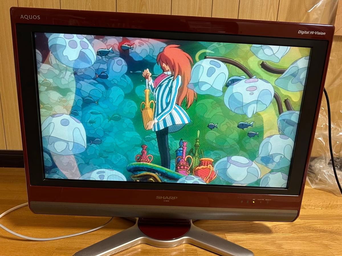 SHARP AQUOS 液晶カラーテレビ LC-26D50 レッド｜Yahoo!フリマ（旧