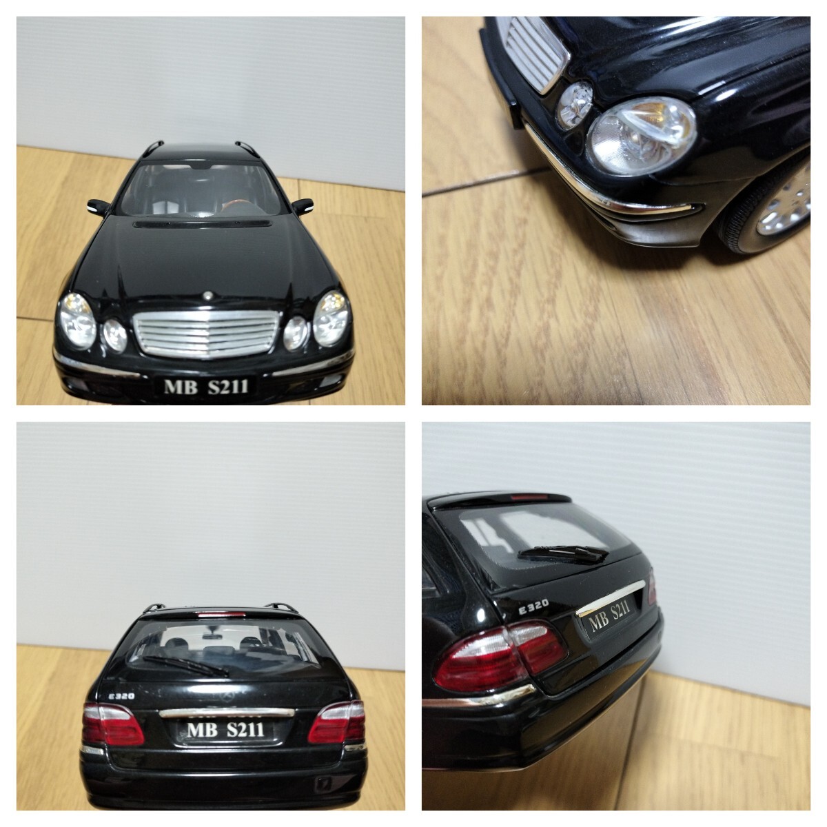 京商【1/18 Mercedes Benz E-Klasse】 劣化あり ミニカー メルセデス