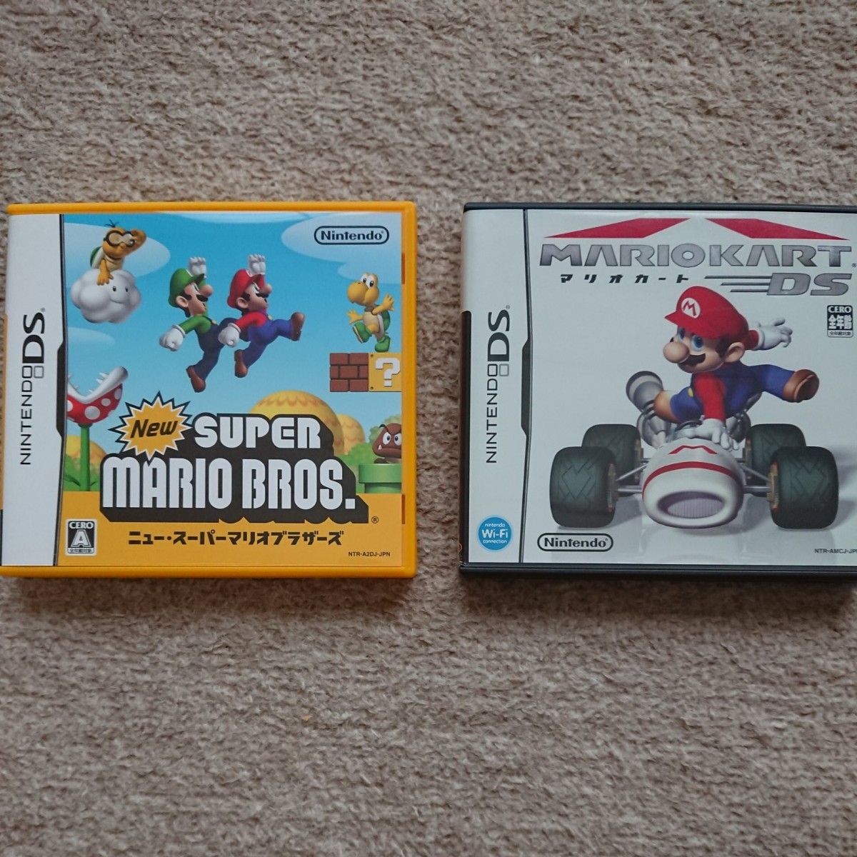 マリオカート DS & マリオブラザーズ B2サイズ 告知ポスター2枚セット