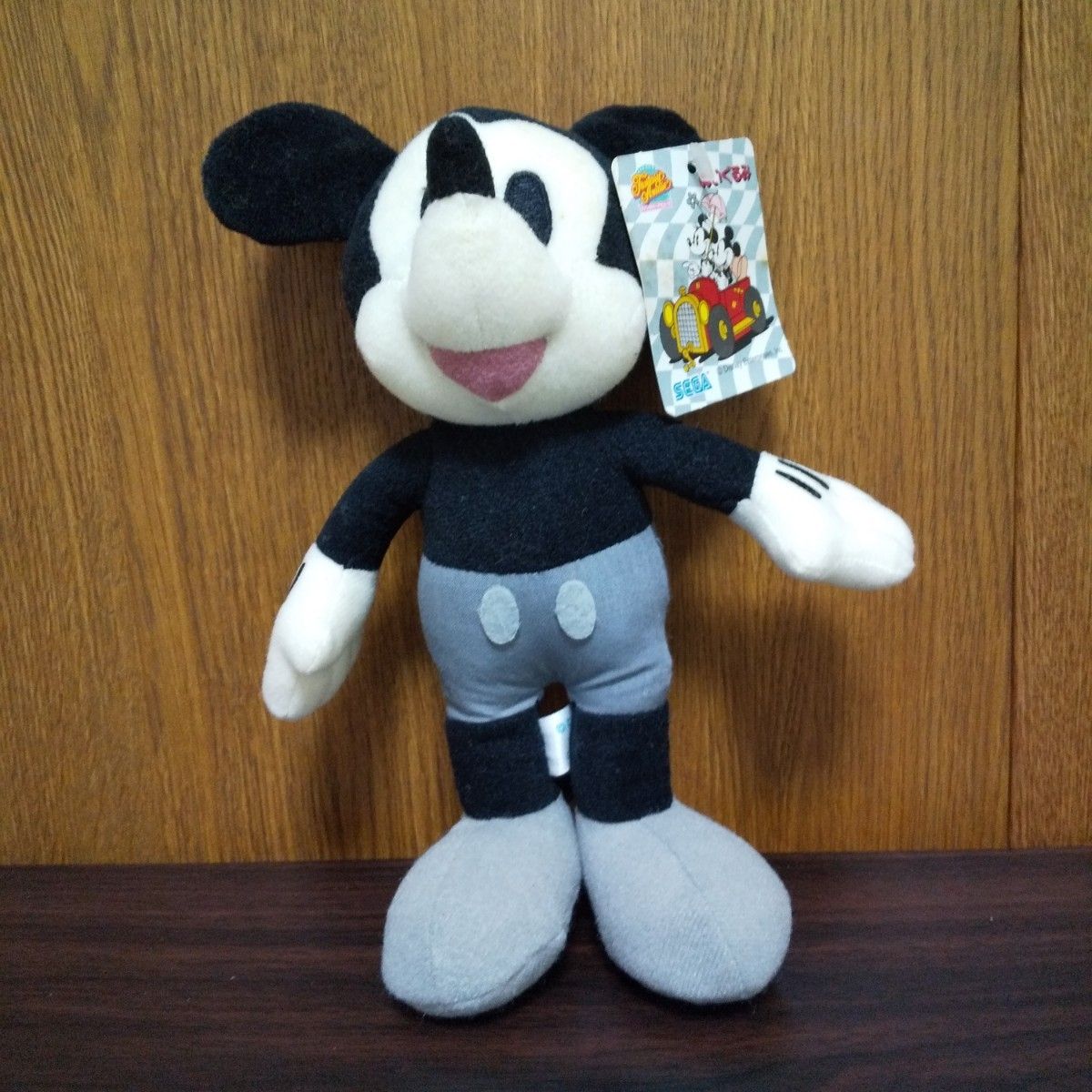SEGA ミッキーマウスとミニーマウス モノクロ ぬいぐるみ｜Yahoo