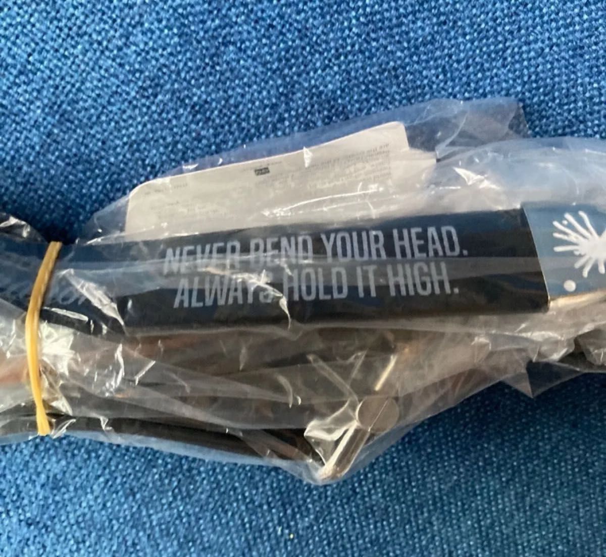 レザーロングナローベルトMY GU×ミハラヤスヒロ ブラック BLACK 未使用