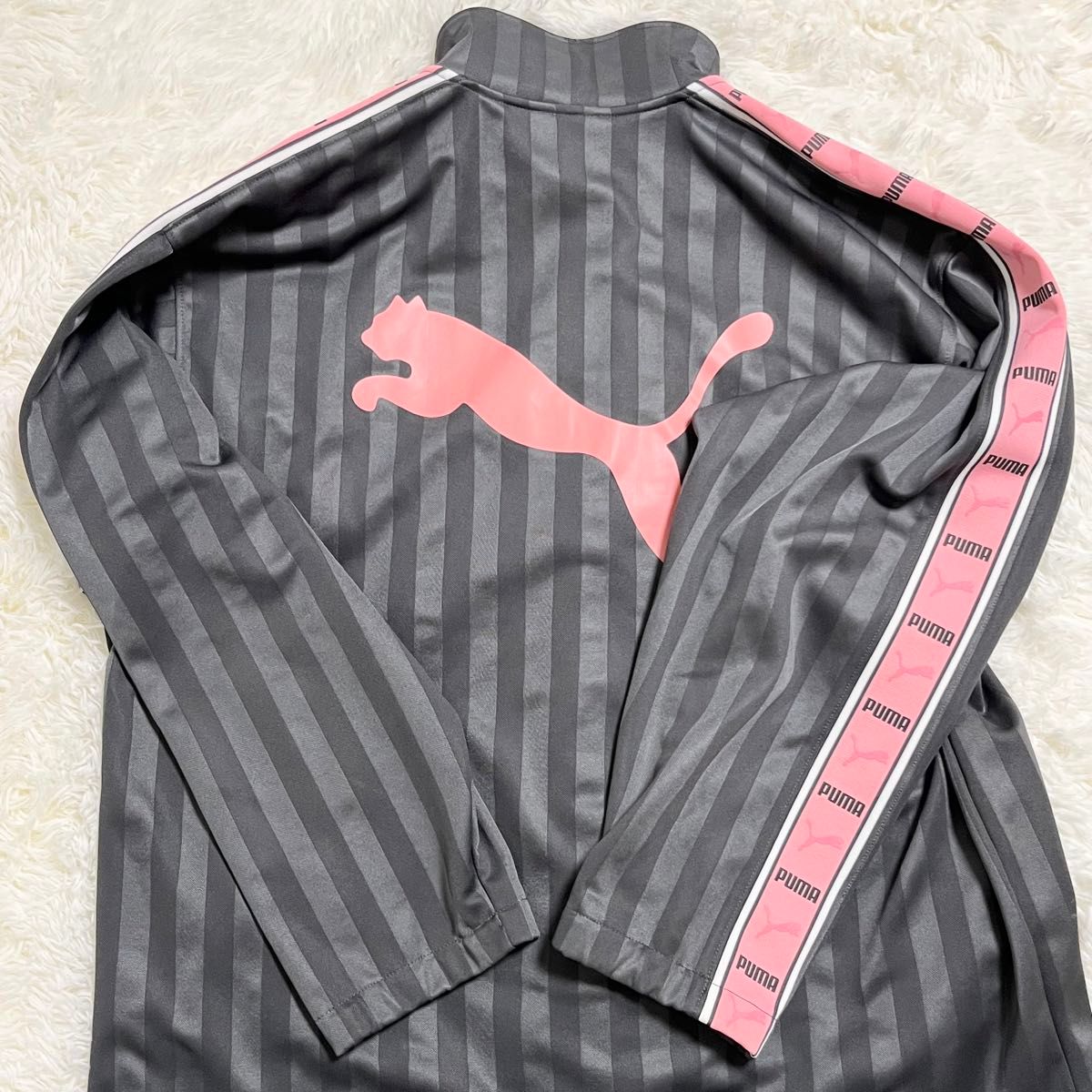 PUMA プーマ ジャージ 上下セット 3L XO ピンク グレー Y2K｜Yahoo