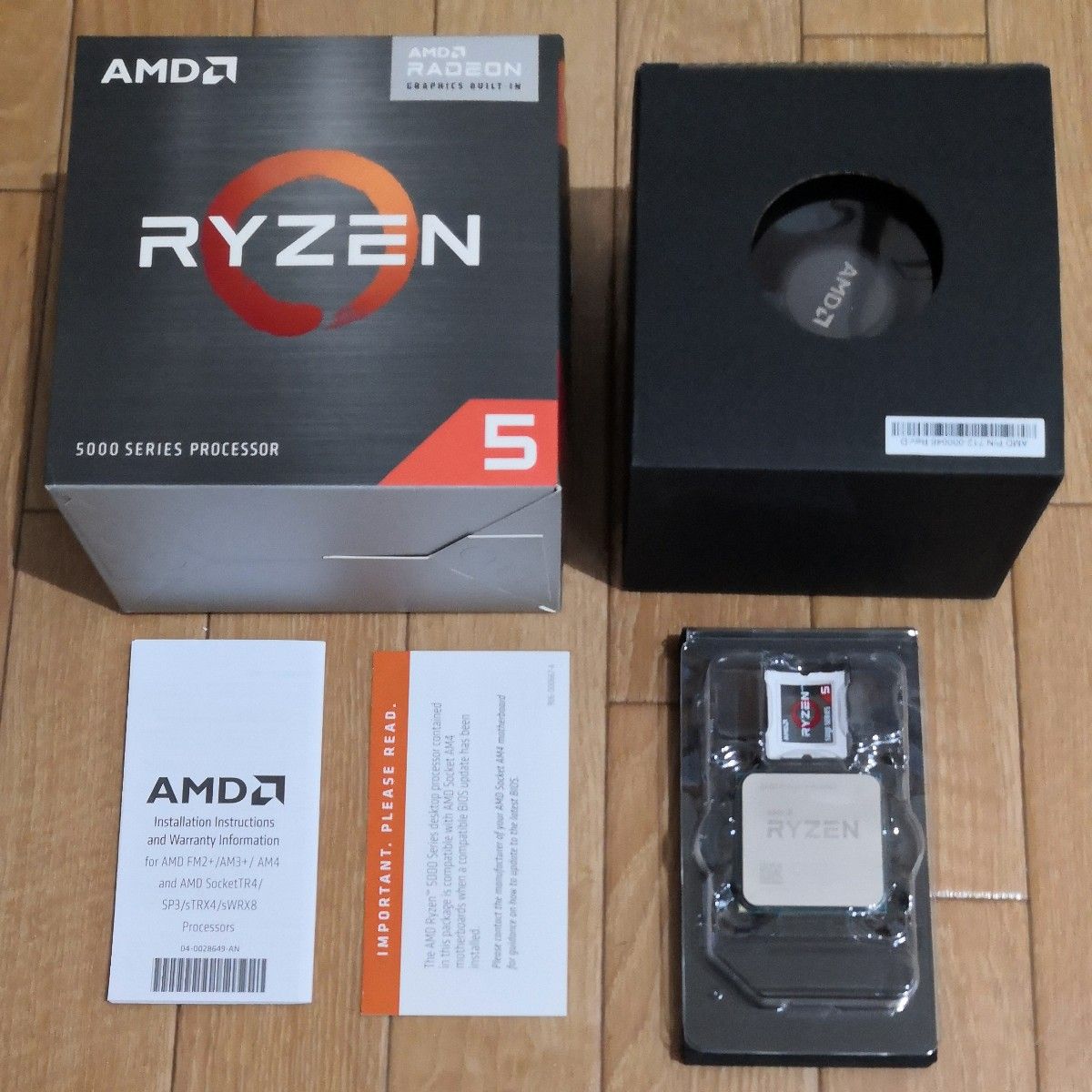 AMD Ryzen5 5500GT with Radeon Graphics リテールBOX CPUクーラー付