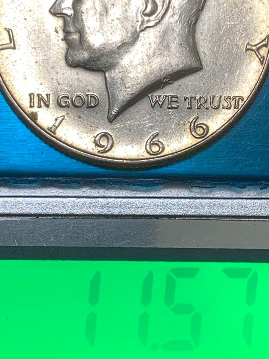 アメリカ合衆国】リバティ 銀貨 美品1966年ケネディ銀貨 アメリカ