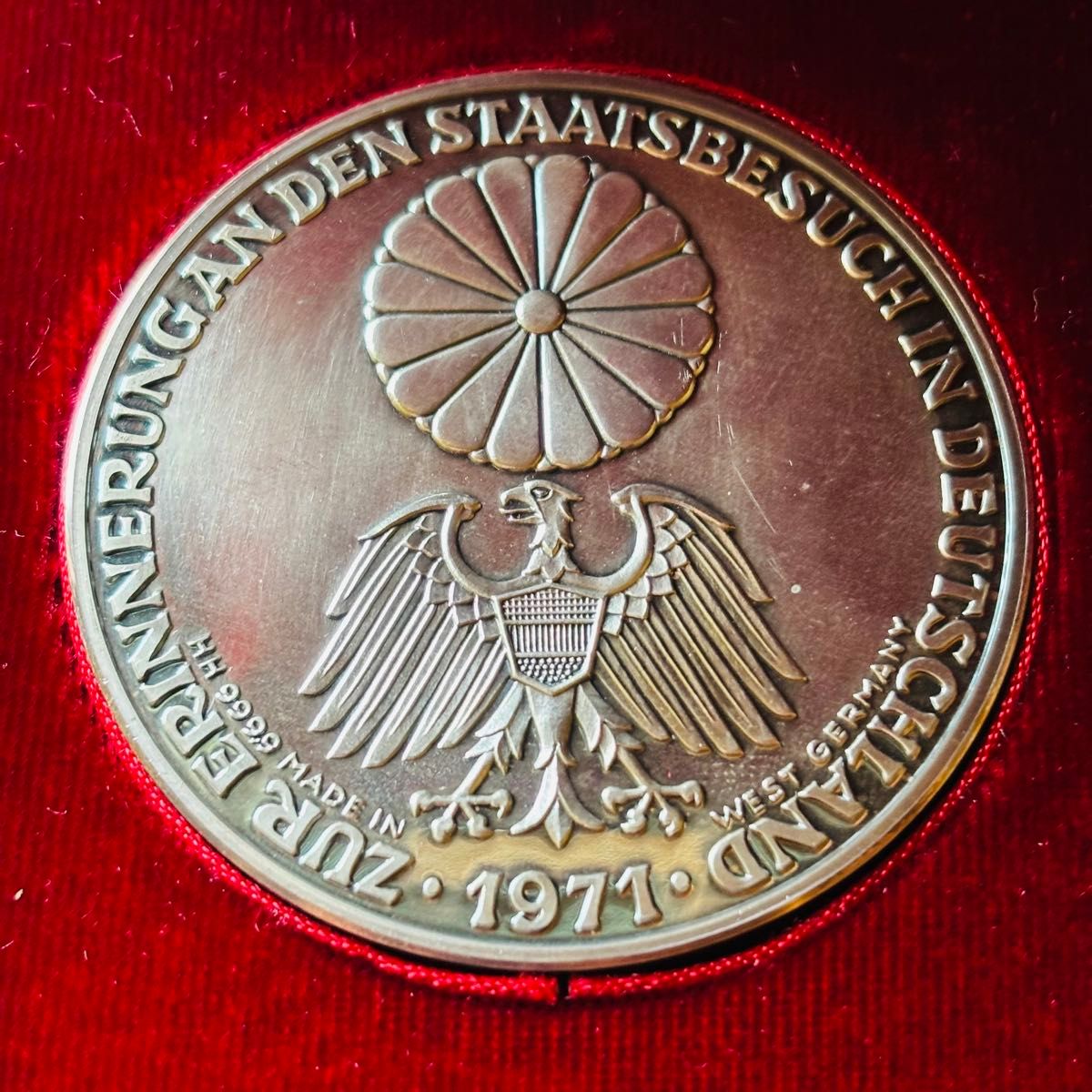 純銀】天皇皇后両陛下御外遊記念メダル 昭和天皇 1971年 記念硬貨4点