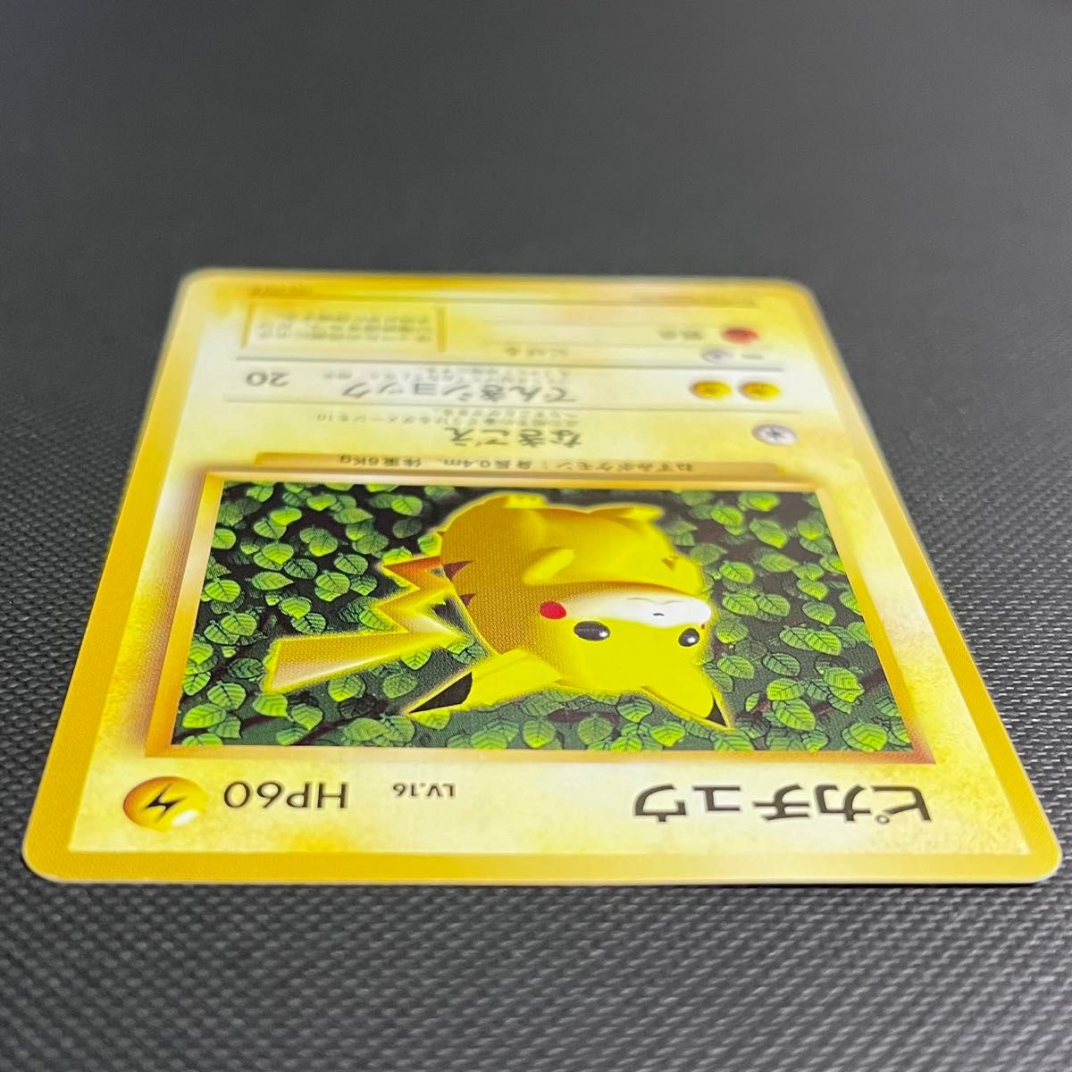 旧裏】ポケモンカード「No 025/ピカチュウ/LV 16/HP60」すぐわかる
