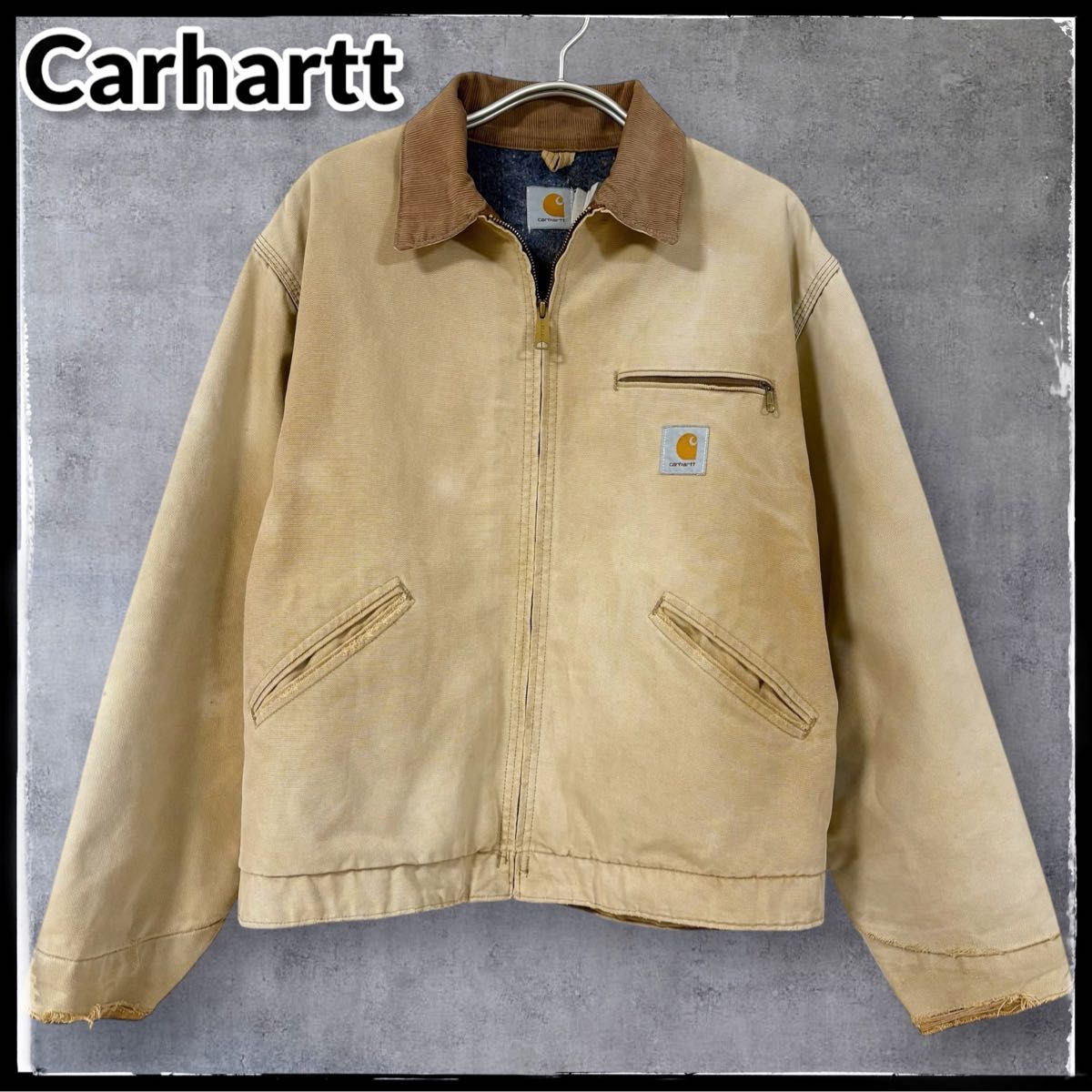 星タグ USA製 Carhartt カーハート デトロイトジャケット 80s 90s
