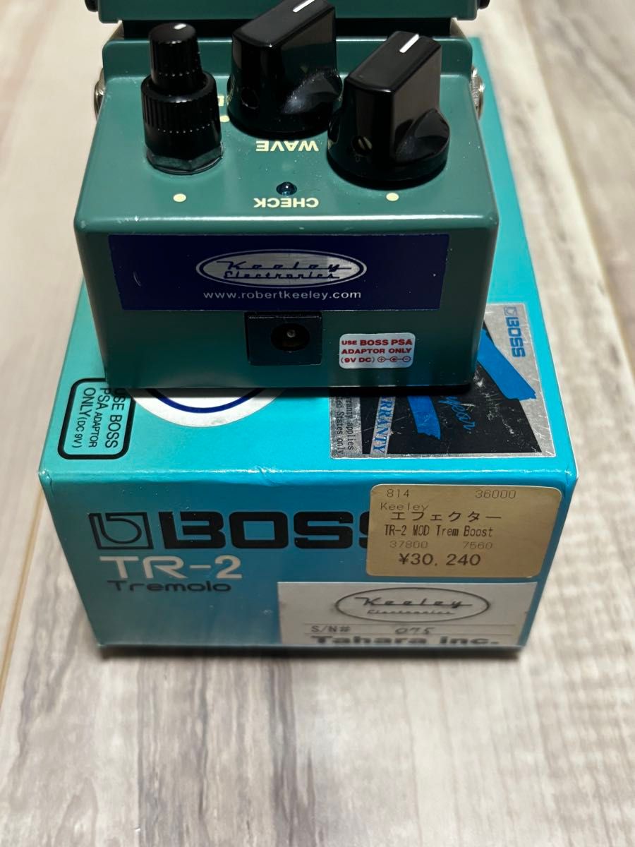 Keeley TR-2 Trem Boost トレモロ Mod BOSS モディファイ エフェクター