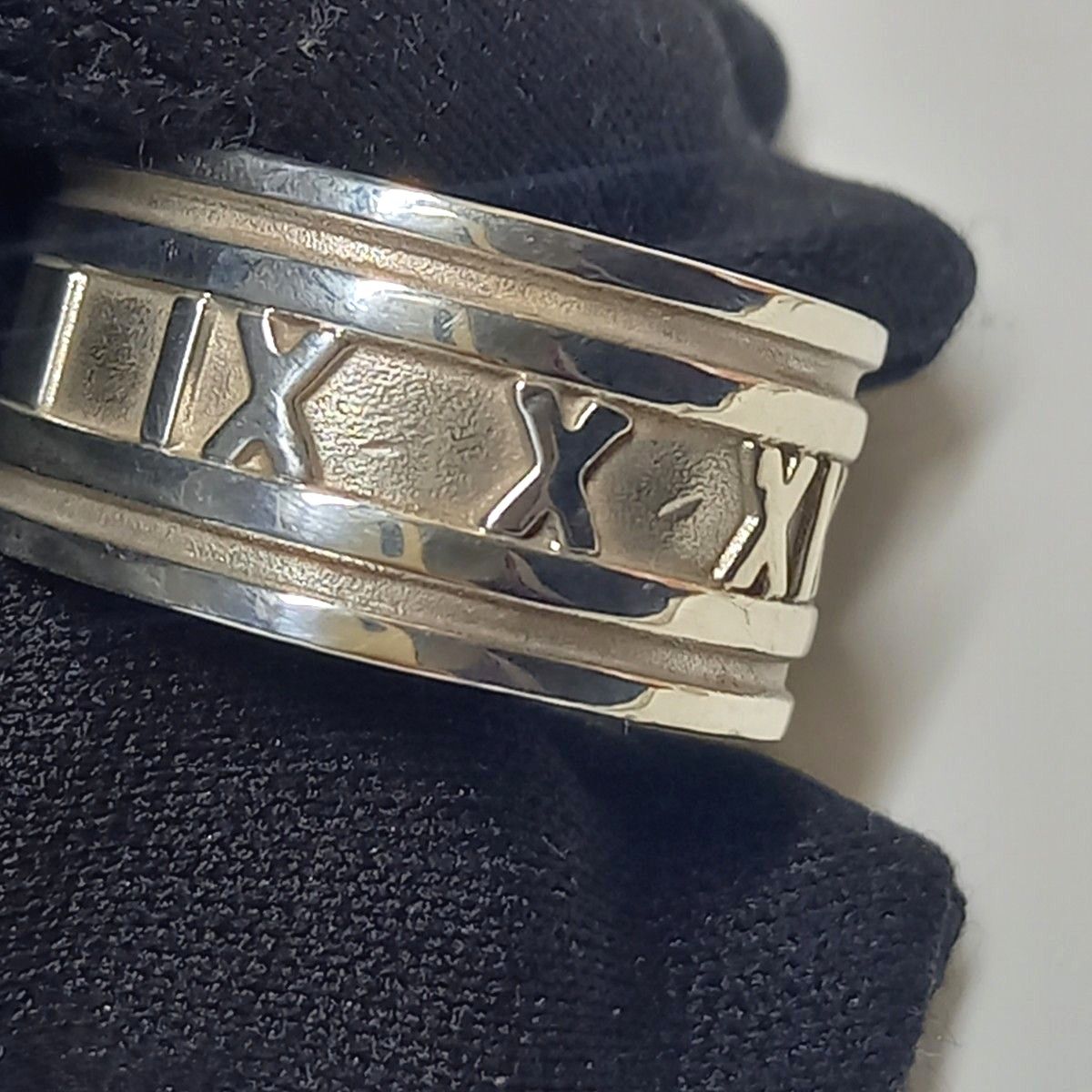 TIFFANY&Co 新品仕上げ ティファニー 18号 アトラスワイドリング 925