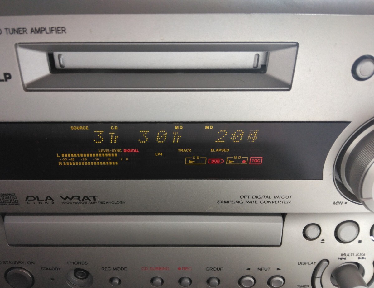 ピック新 ONKYO FR-X9A CD/MDコンポ スピーカー D-SX9A リモコン