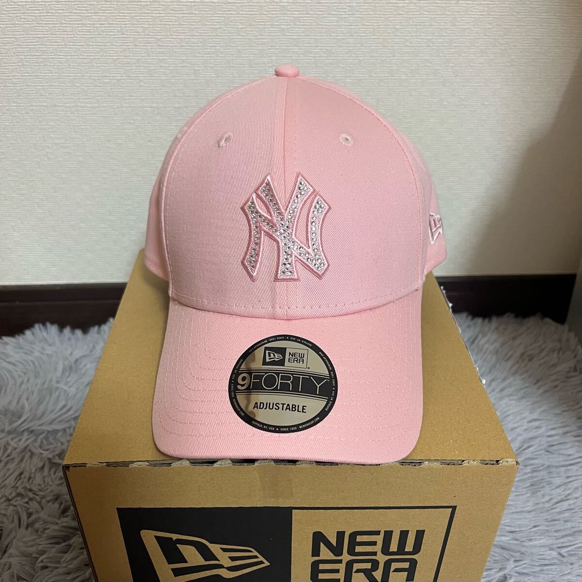 NEW ERA 9FORTY RHINESTONE ニューエラ 帽子 キャップ NY ヤンキース