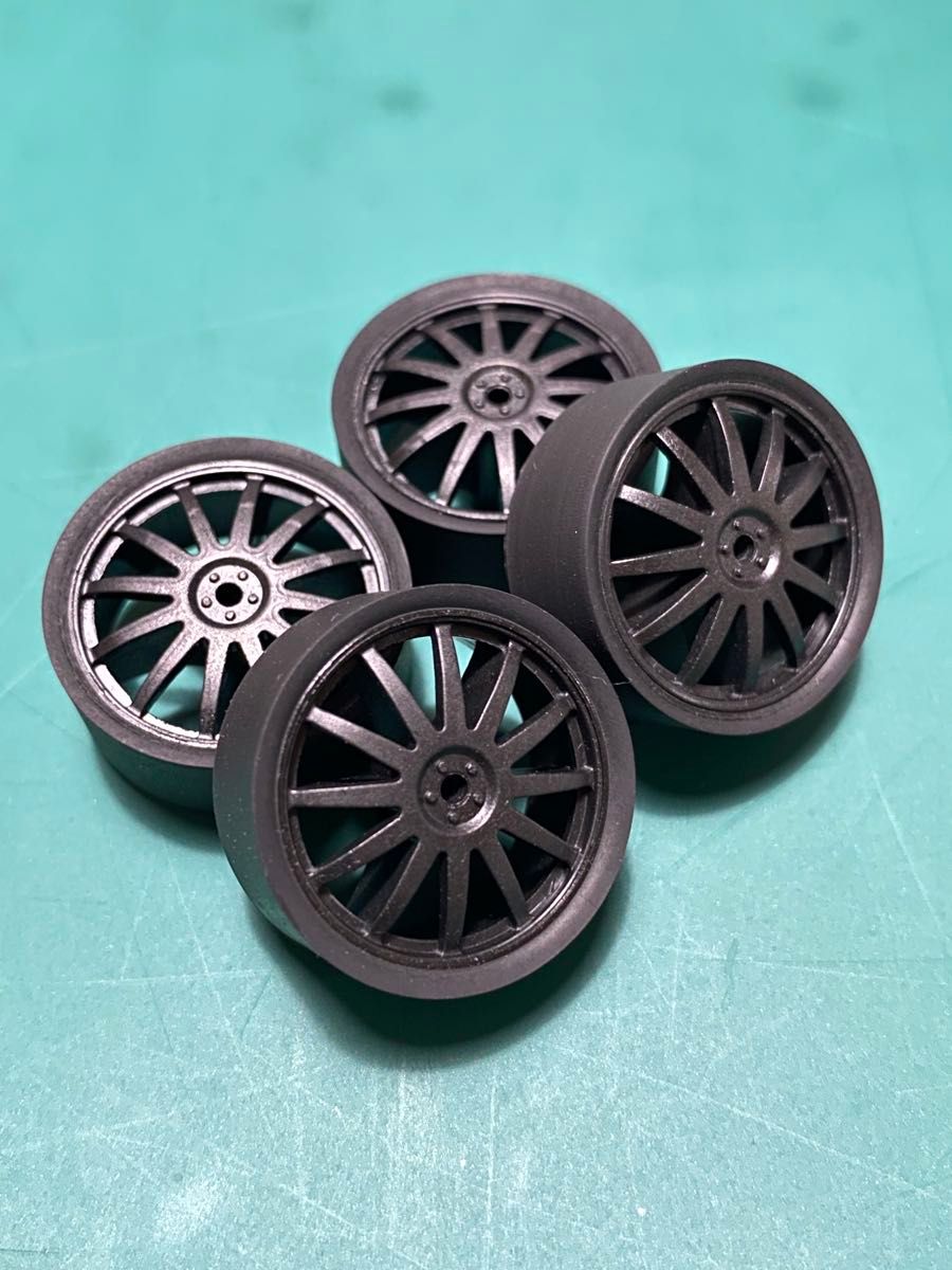 ミニ四駆 ペラタイヤ 23mm ローフリクション小径ローハイトタイヤ