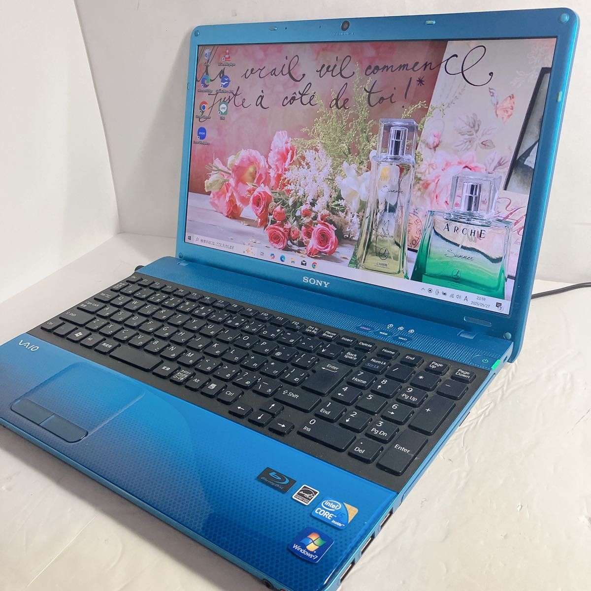 VAIO ブルー 初期設定済み カメラDVD搭載 ノートPC SONY｜Yahoo!フリマ