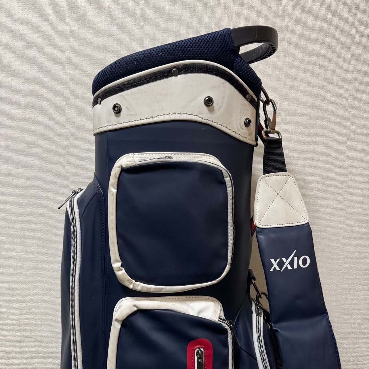 XXIO ゼクシオ キャディバッグ ネイビー 9型 47インチ対応 ゴルフ