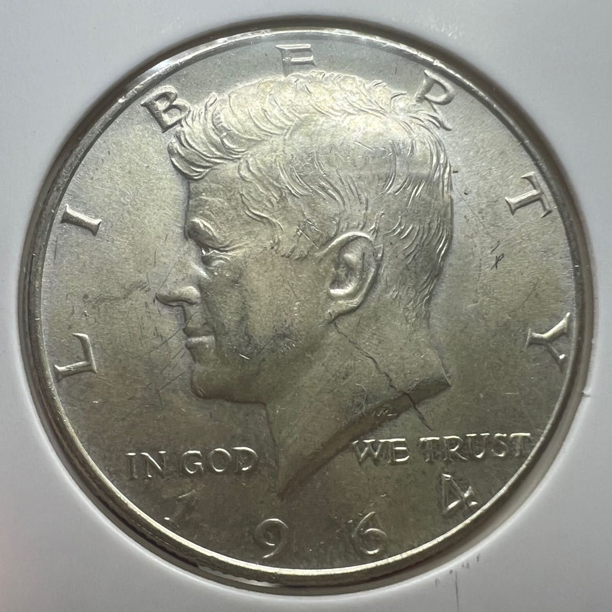 アメリカ ハーフダラー 銀貨 ケネディ 1964年 50セント銀貨 美品