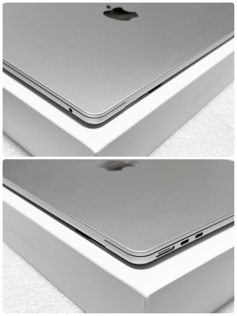 MacBook Air M2 シルバー充放電回数17回、 バッテリー最大容量100%