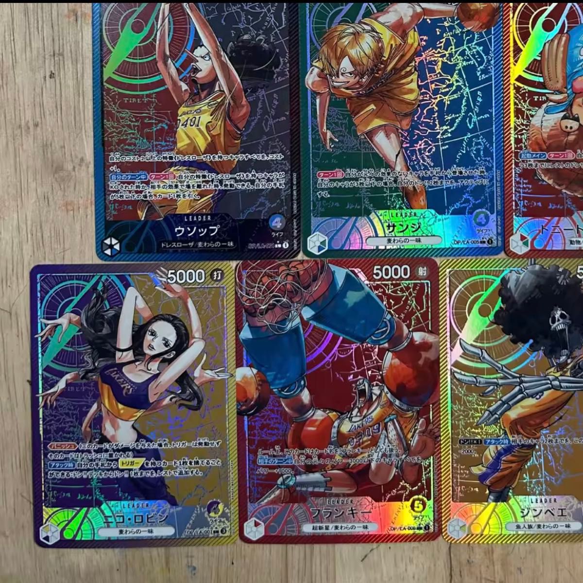 10点セットACG ワンピースカードゲーム 観賞用 展示用 レプリカ バスケ