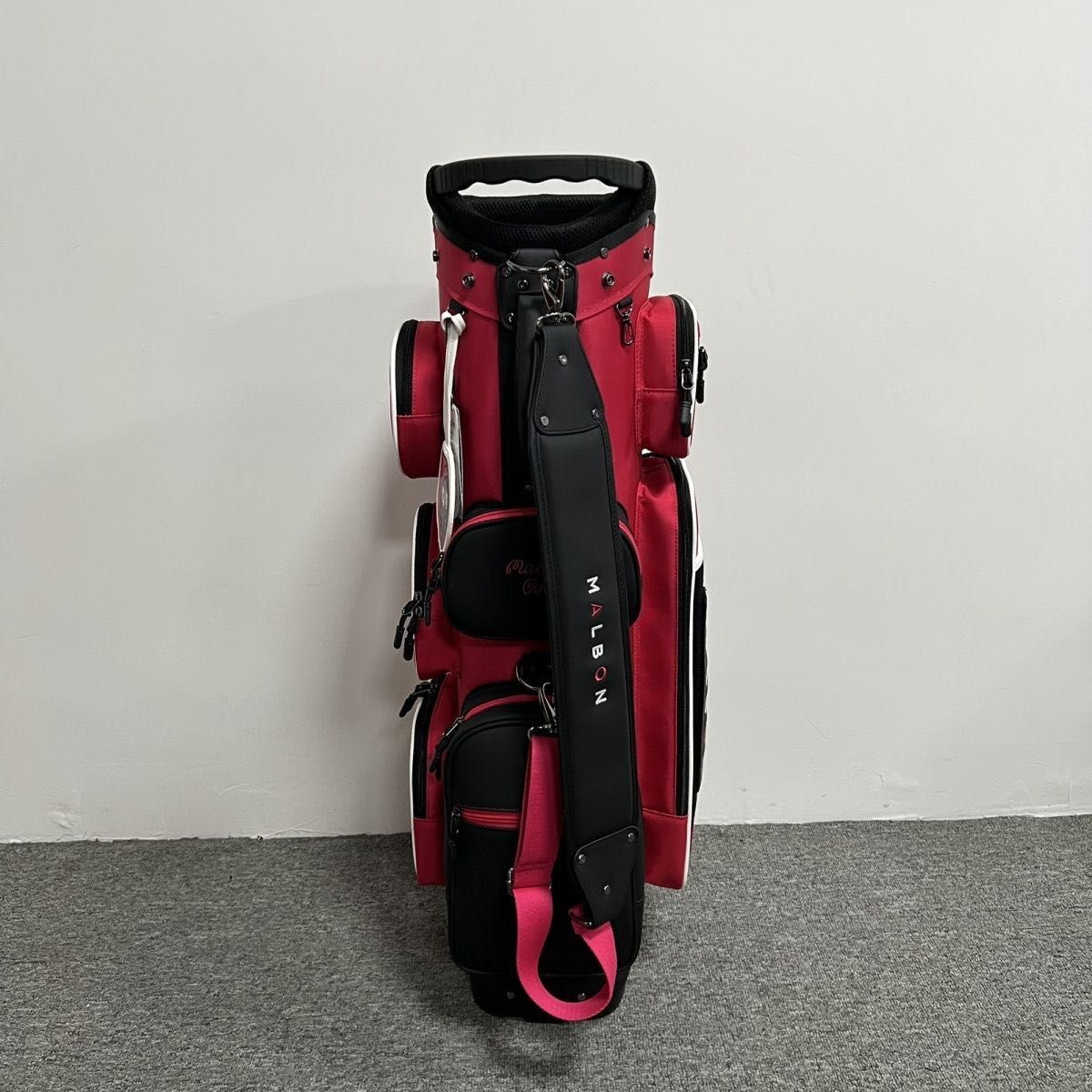 malbon golf マルボンゴルフ イカゲーム コラボ キャディバッグ