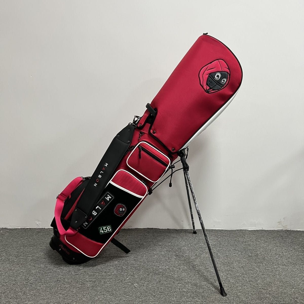 malbon golf マルボンゴルフ イカゲーム コラボ キャディバッグ