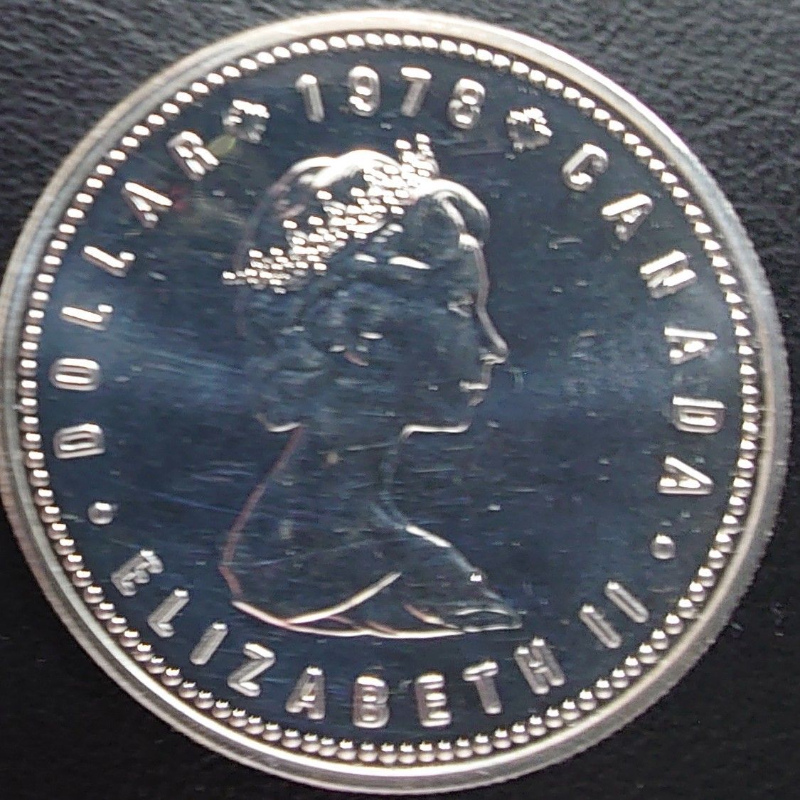 1978年 カナダ銀貨 1ドル コモンウェルスゲームズ記念銀貨 プルーフ