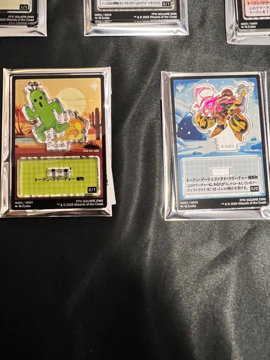 MTG アクリルスタンドトークン MTG FF 5種 コンプセット ローソン限定