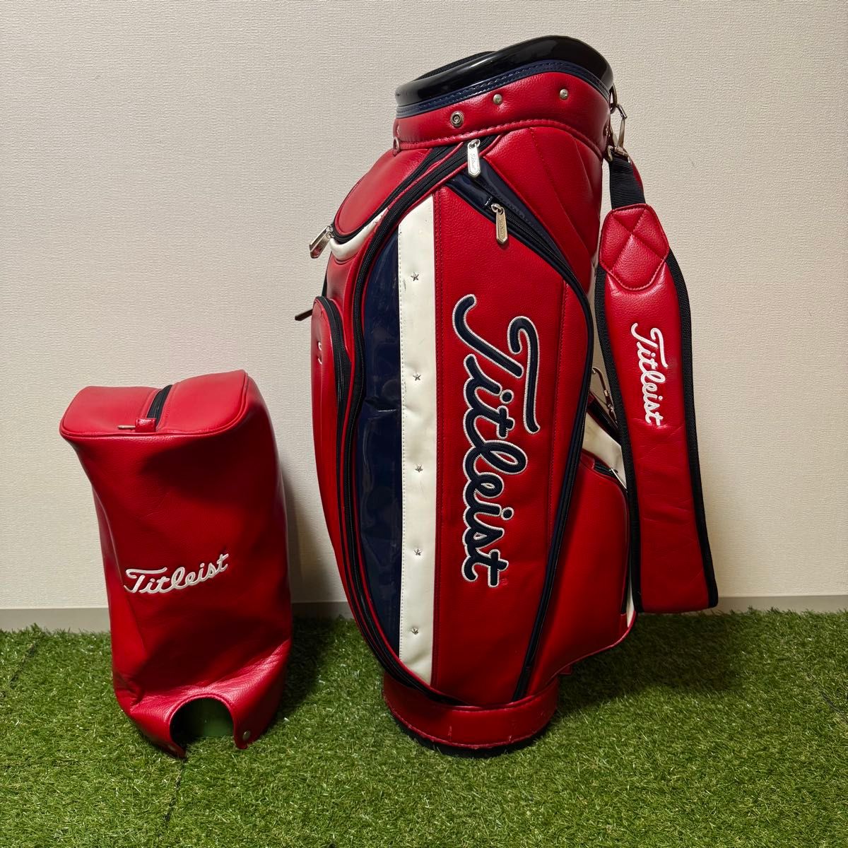 Titleist タイトリスト キャディバッグ ゴルフバッグ 9型 レッド