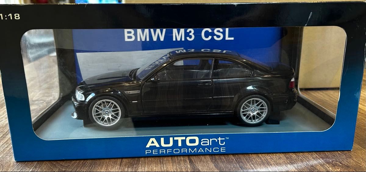 AUTOart 1/18 BMW E46 M3 CSL ブラック Black Sapphire Metallic