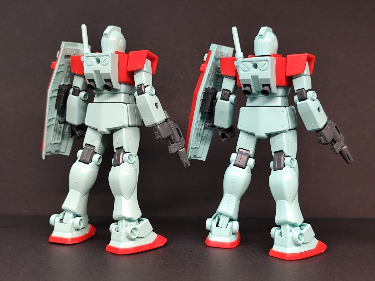 1/144 HGUC ジム 2体セット 組立済み完成品 RGM-79 HG ジャンク