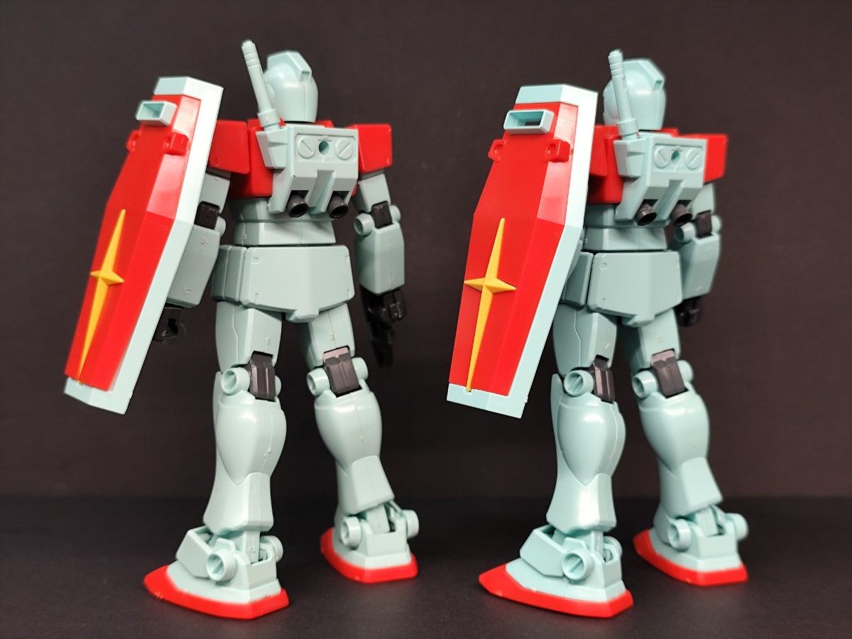 1/144 HGUC ジム 2体セット 組立済み完成品 RGM-79 HG ジャンク