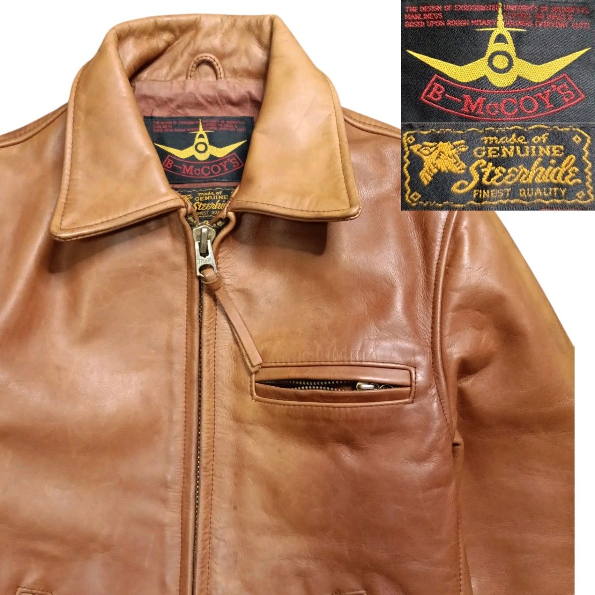 B-McCOY'S ビィマッコイズ ステアハイド エアロ立ち ハーフベルテッド