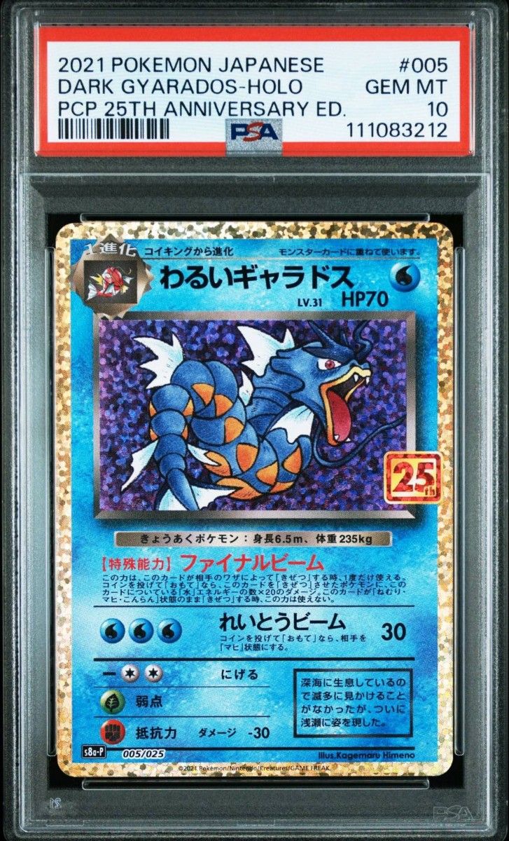 PSA10 ひかるコイキング わるいギャラドス プロモカードパック 25th